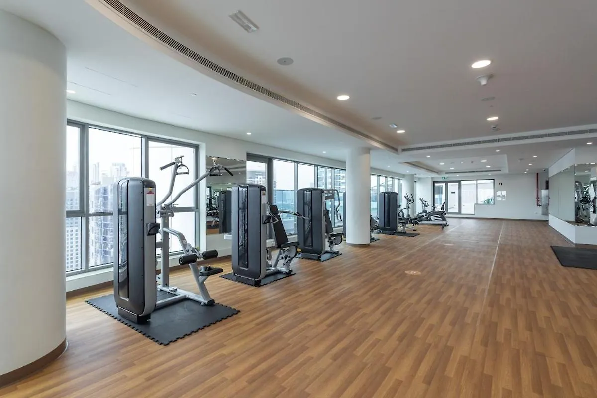 Trendy 1-Bedroom Apartment For 4 In Business Bay Дубай 0*,