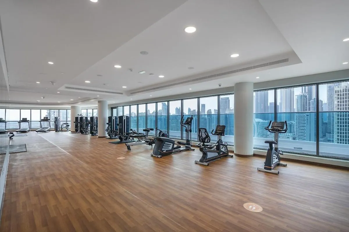 Trendy 1-Bedroom Apartment For 4 In Business Bay Дубай 0*,